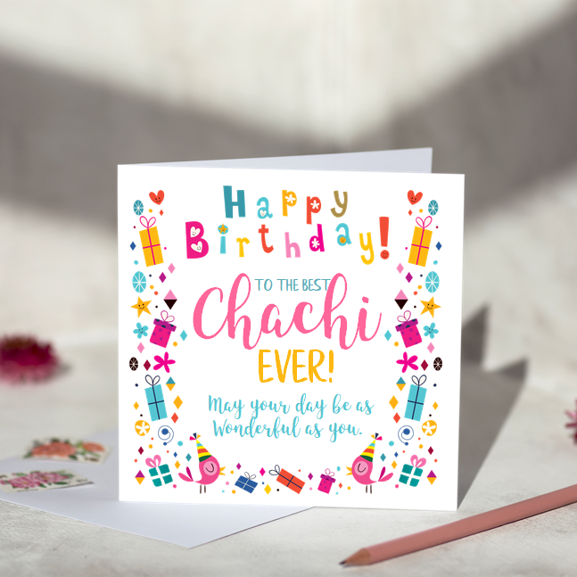 To The Best Chachi Birthday Card