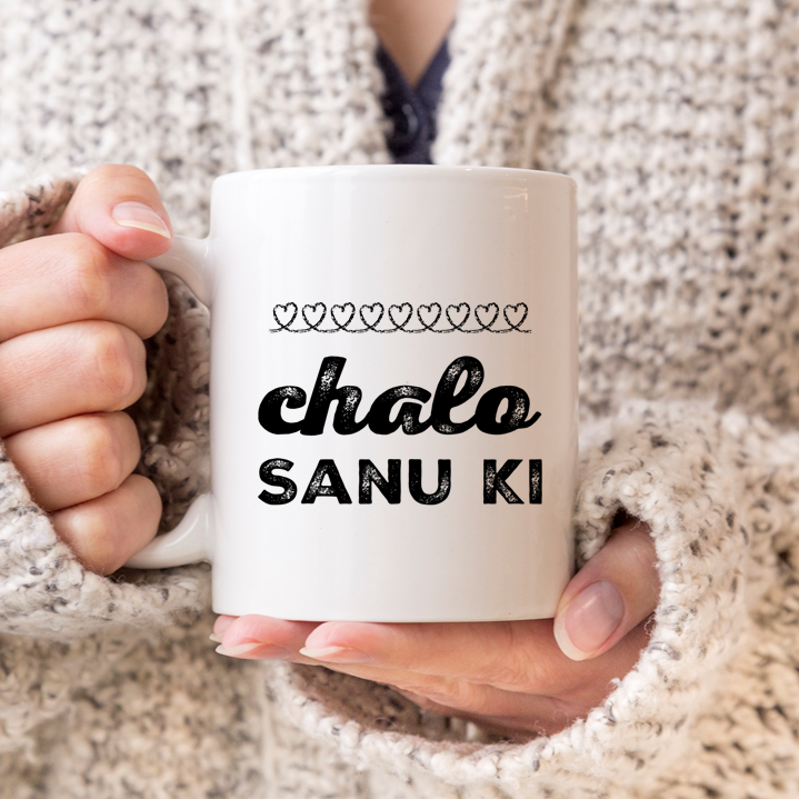 Chalo Sanu Ki Chalk Hearts Mug