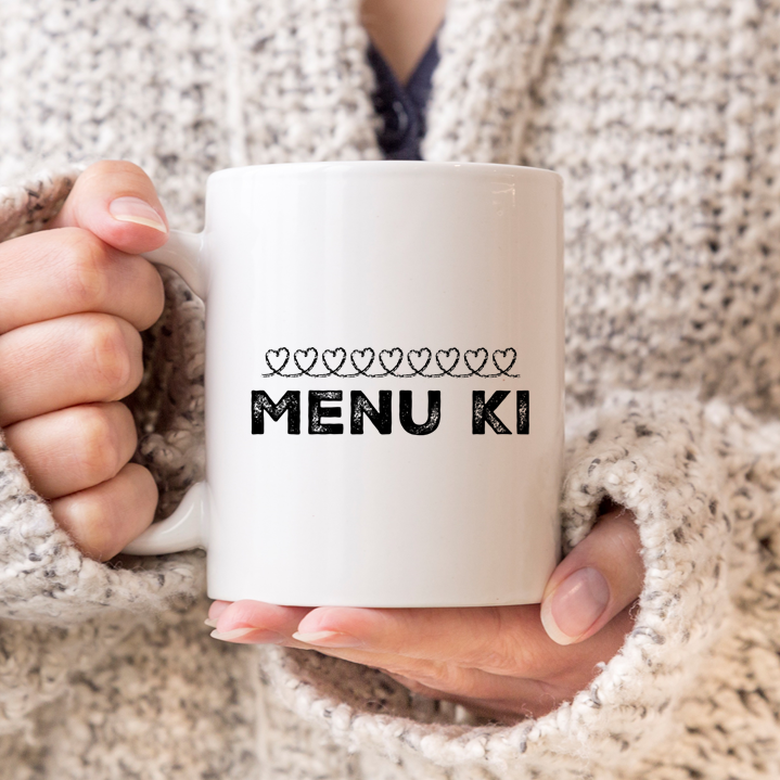 Menu Ki Chalk Hearts Mug