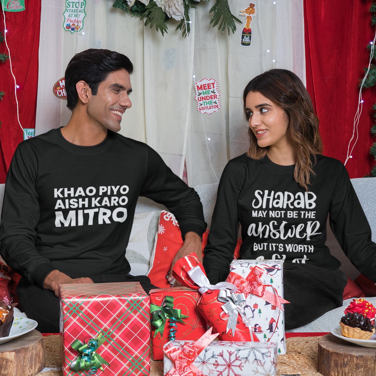 Khao Piyo Aish Karo Mitro Unisex Sweatshirt - Various Colours