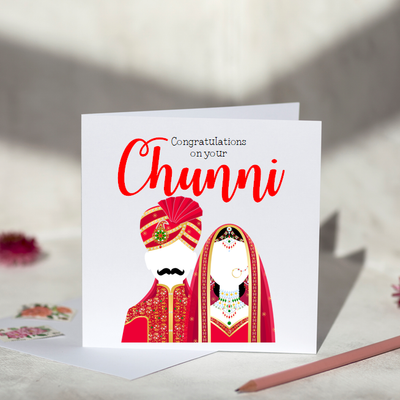 Chunni Card
