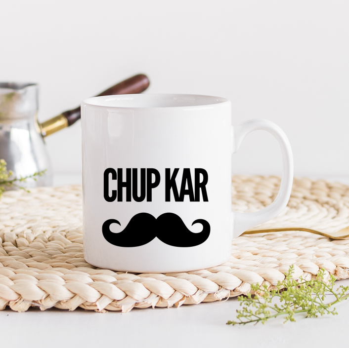 
                      
                        Chup Kar Male Mug
                      
                    