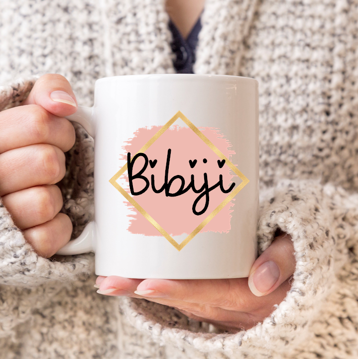 Coral Name Mug