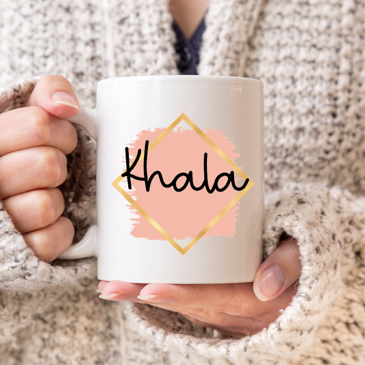 Khala Coral Name Mug