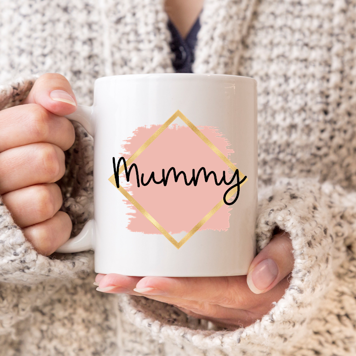 Coral Name Mug