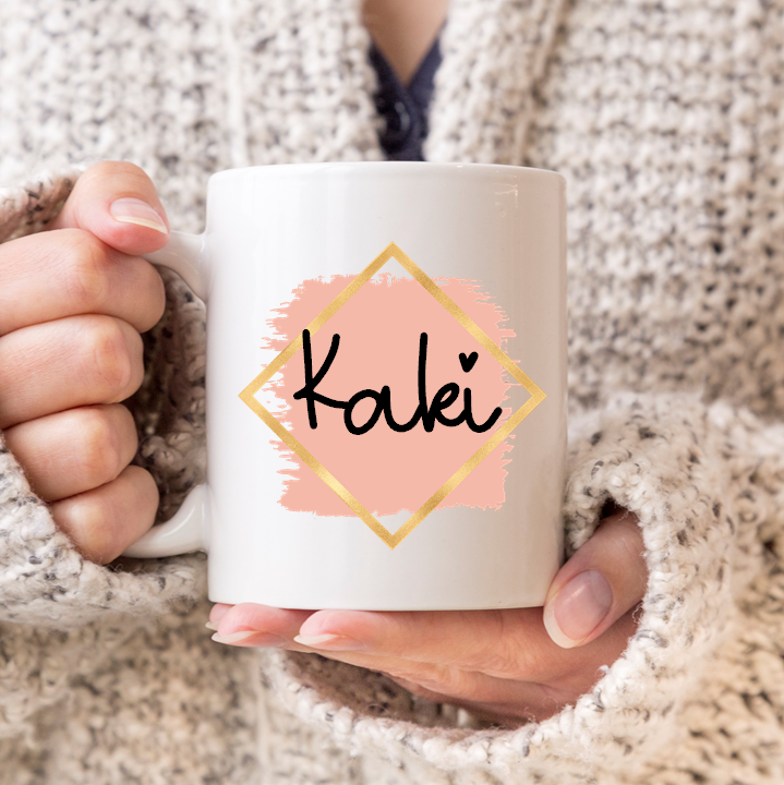 Coral Name Mug