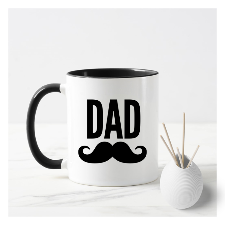 Dad Moustache Mug