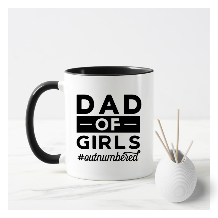 
                  
                    Dad Of Girls Outnumbered Mug
                  
                