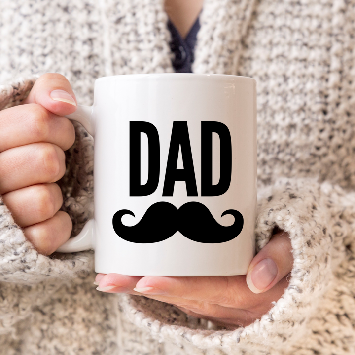 Dad Moustache Mug