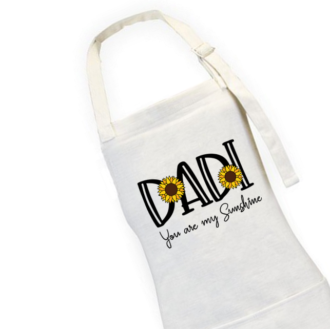 Dadi You Are My Sunshine Linen Apron