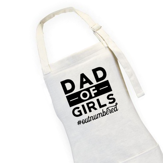 Dad of Girls Unisex Apron