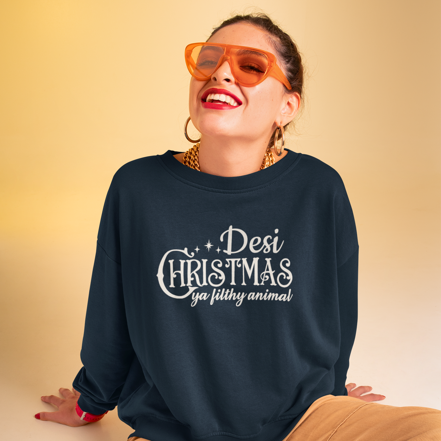 Desi Christmas Filthy Animal Unisex Sweatshirt - Various Colours