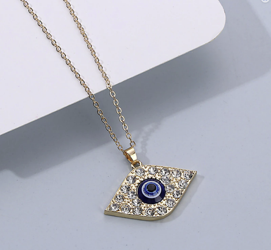 Sophia Turkish Evil Eye Pendant Necklace