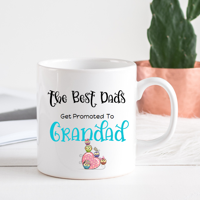 
                      
                        The Best Dad Gets Promoted To Personalised Mug
                      
                    