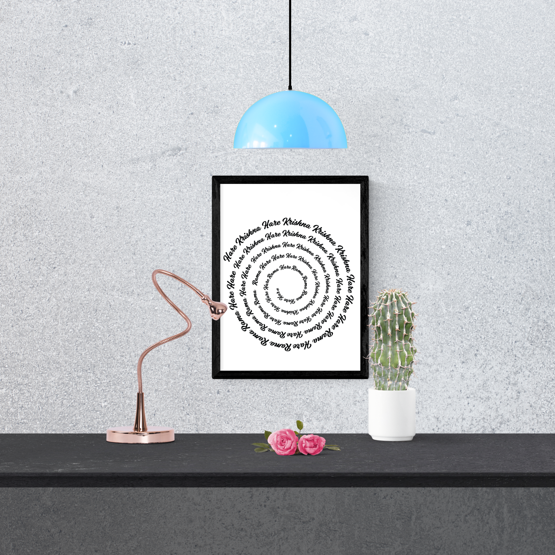 Hare Krishna Hare Rama Art Print or Framed