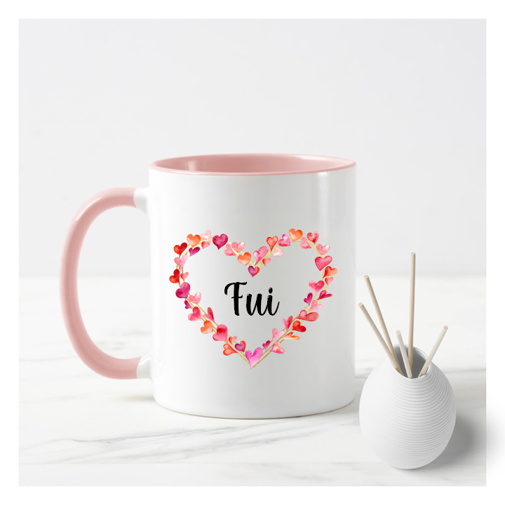 Flower Heart For Her Mug