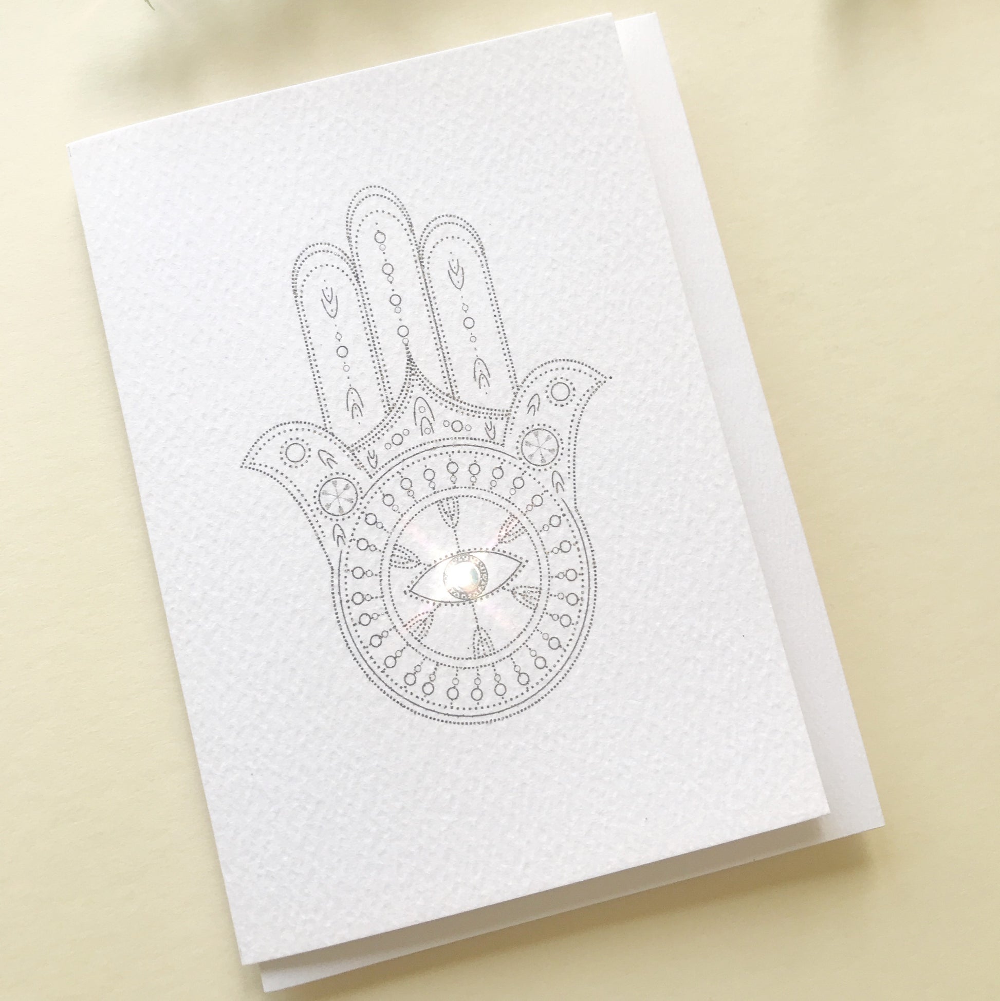 Hamsa Hand Greeting Card