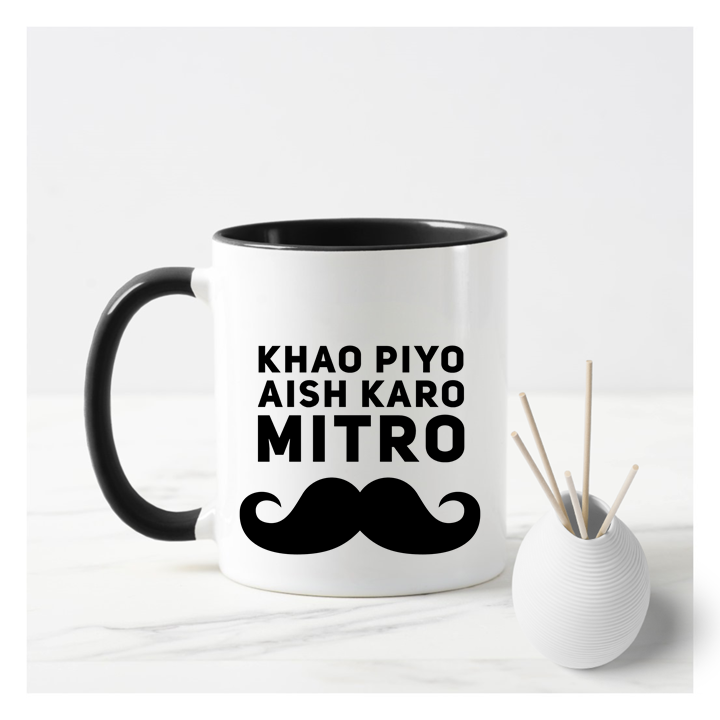 Khao Piyo Aish Karo Male Mug