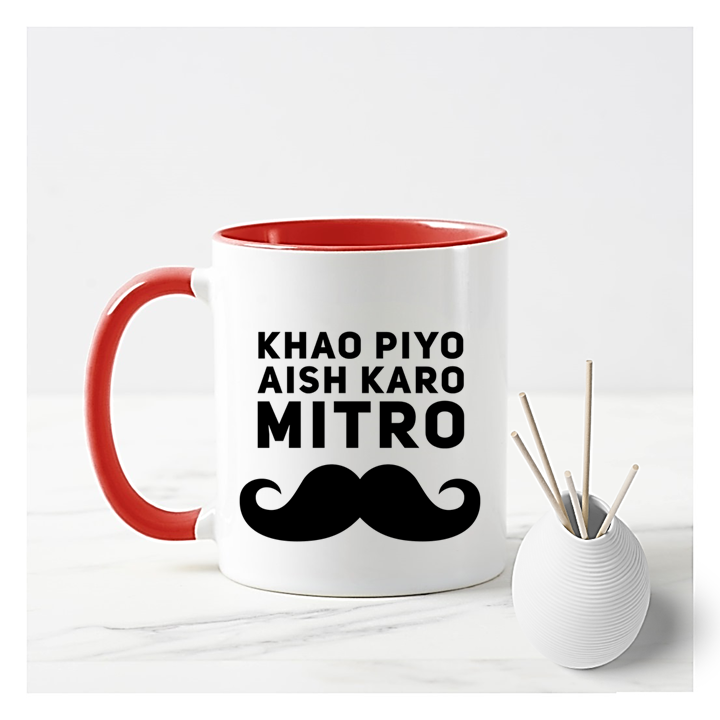 Khao Piyo Aish Karo Male Mug