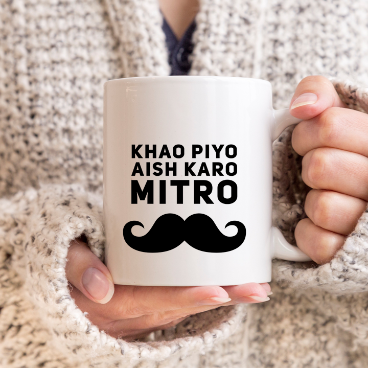 Khao Piyo Aish Karo Male Mug