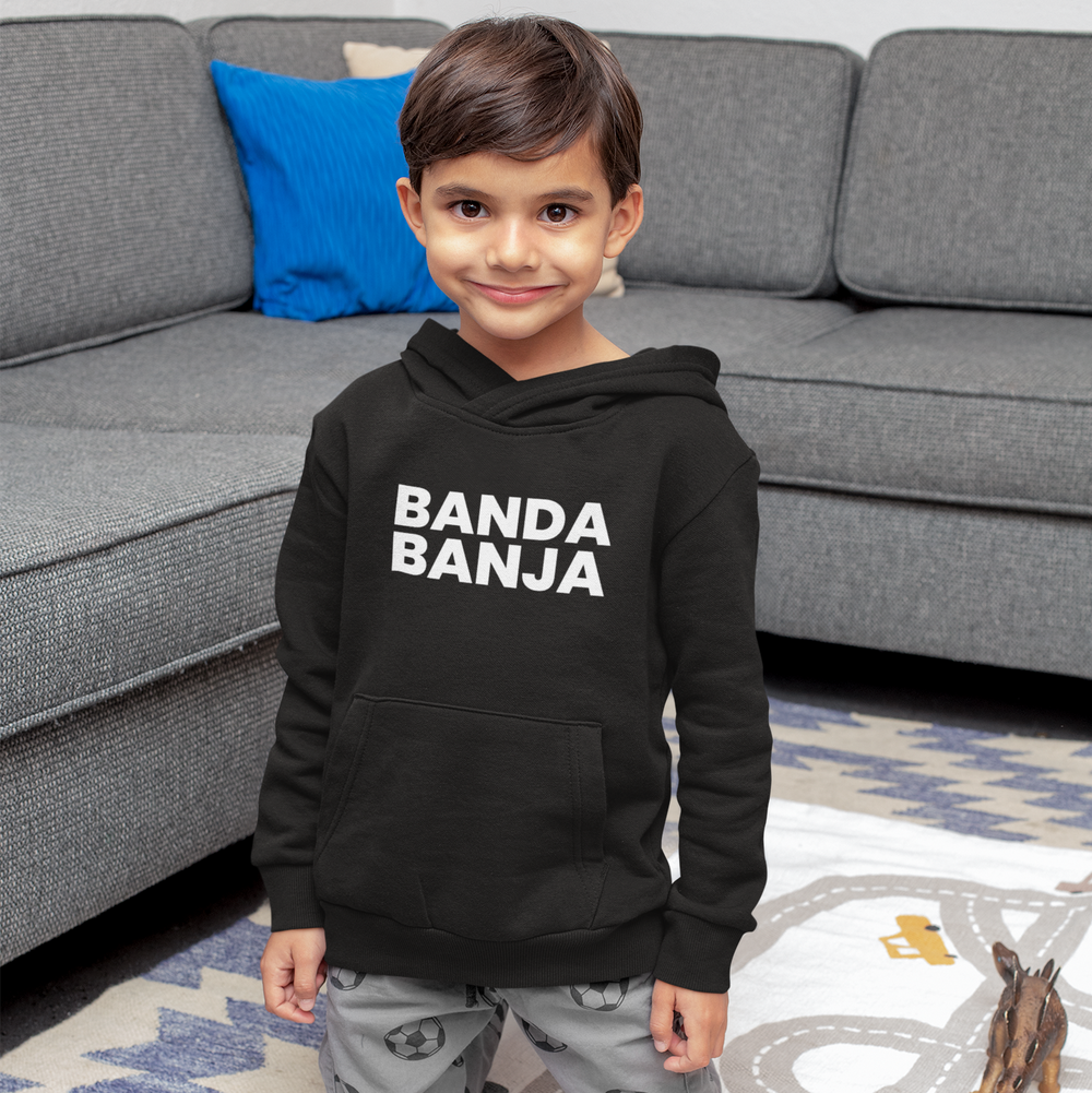 Banda Banja Kids Hoodie - Black