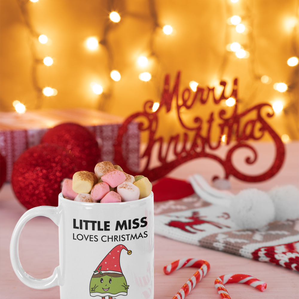 Little Miss Loves Christmas Mug