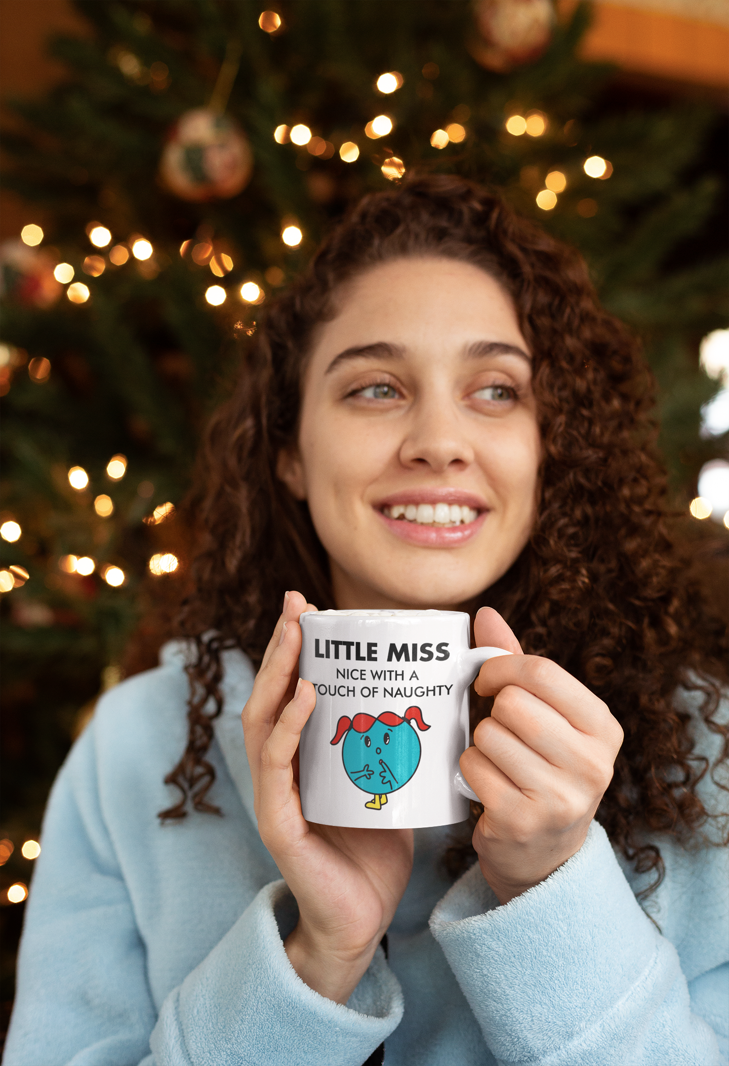 Little Miss Nice With A Touch of Naughty Mug