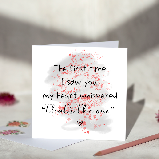 The First Time I Saw You ... Greeting Card