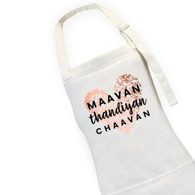 
                      
                        Maavan Thandiyan Chaavan Linen Apron
                      
                    