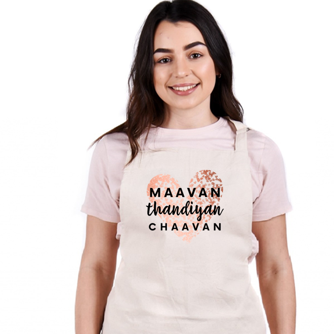 
                      
                        Maavan Thandiyan Chaavan Linen Apron
                      
                    