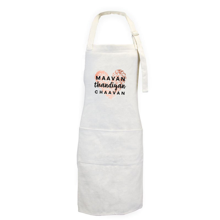 
                      
                        Maavan Thandiyan Chaavan Linen Apron
                      
                    