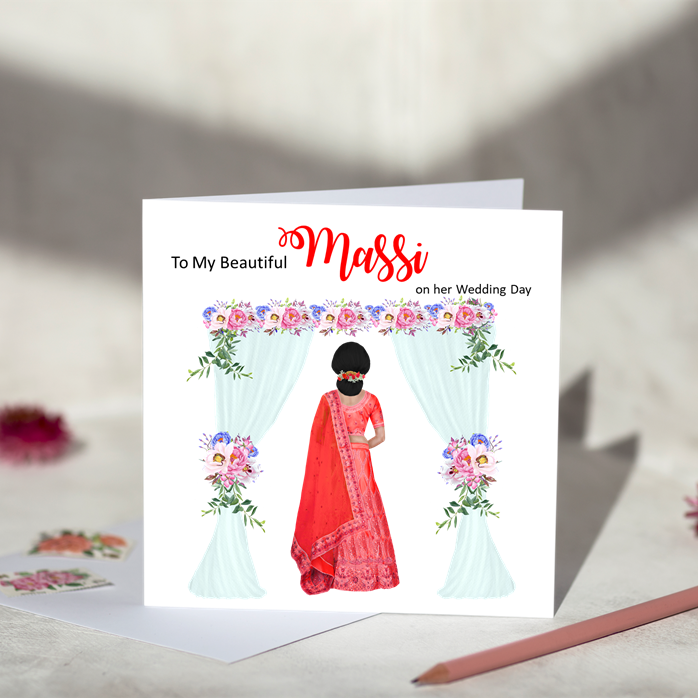 Female Personalised Wedding Card