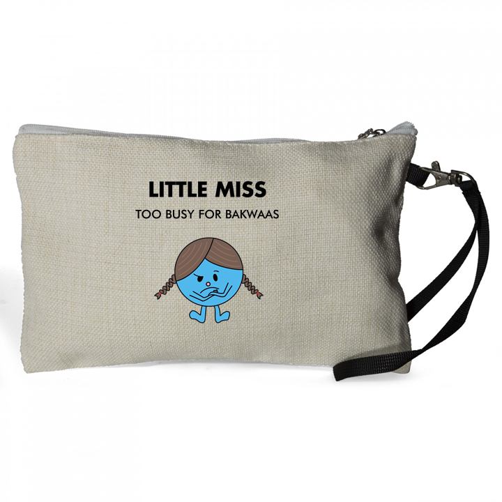Little Miss Too Busy For Bakwaas Accessory Bags