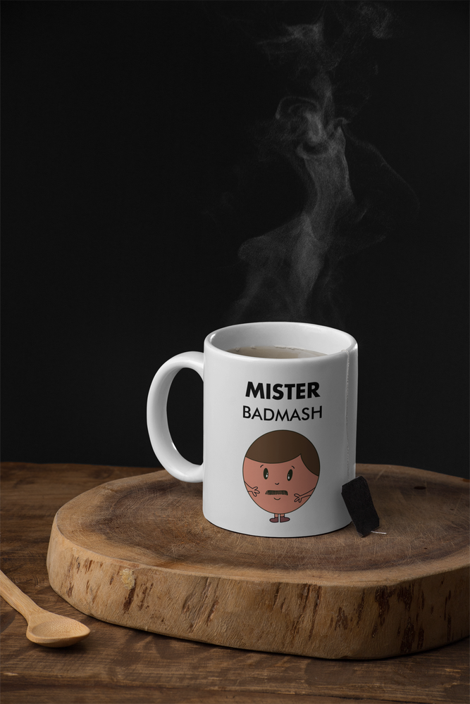 
                  
                    Mister Badmash Mug
                  
                