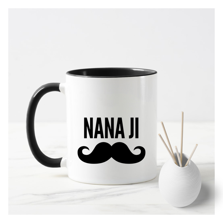 Grandad Moustache Mug