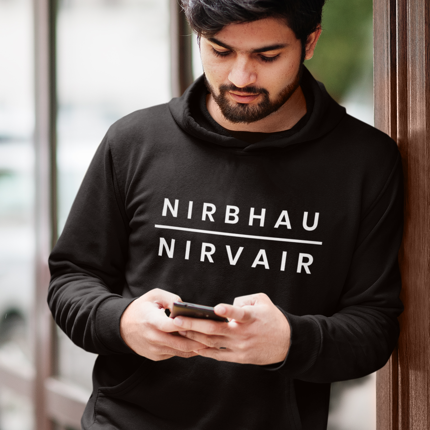Nirbhau Nirvair Unisex Hoodie- Various Colours