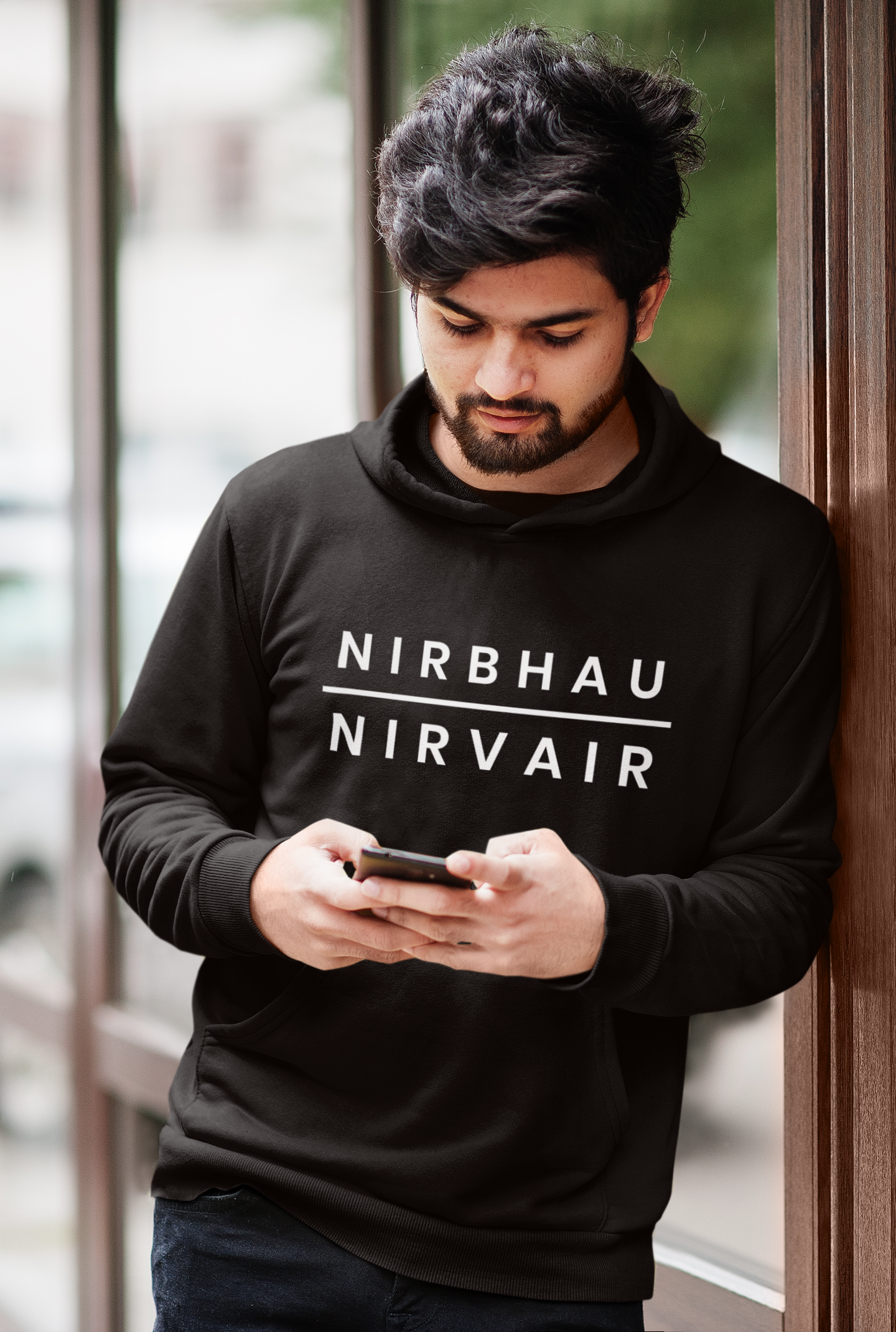 Nirbhau Nirvair Unisex Hoodie- Various Colours