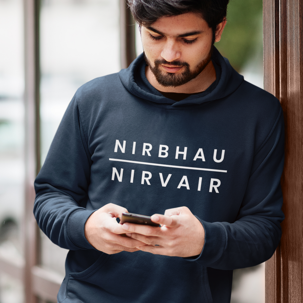 
                      
                        Nirbhau Nirvair Unisex Hoodie- Various Colours
                      
                    