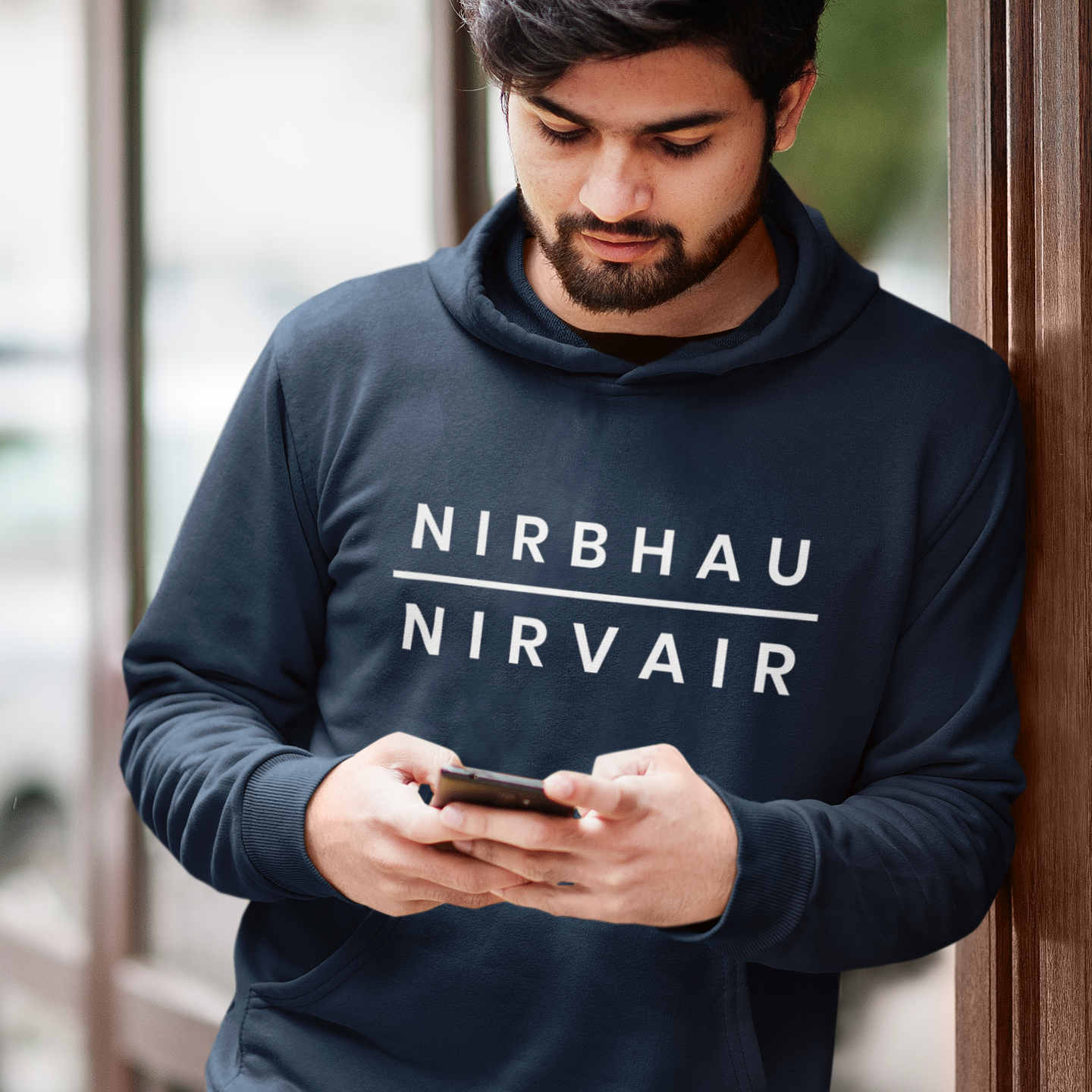 Nirbhau Nirvair Unisex Hoodie- Various Colours