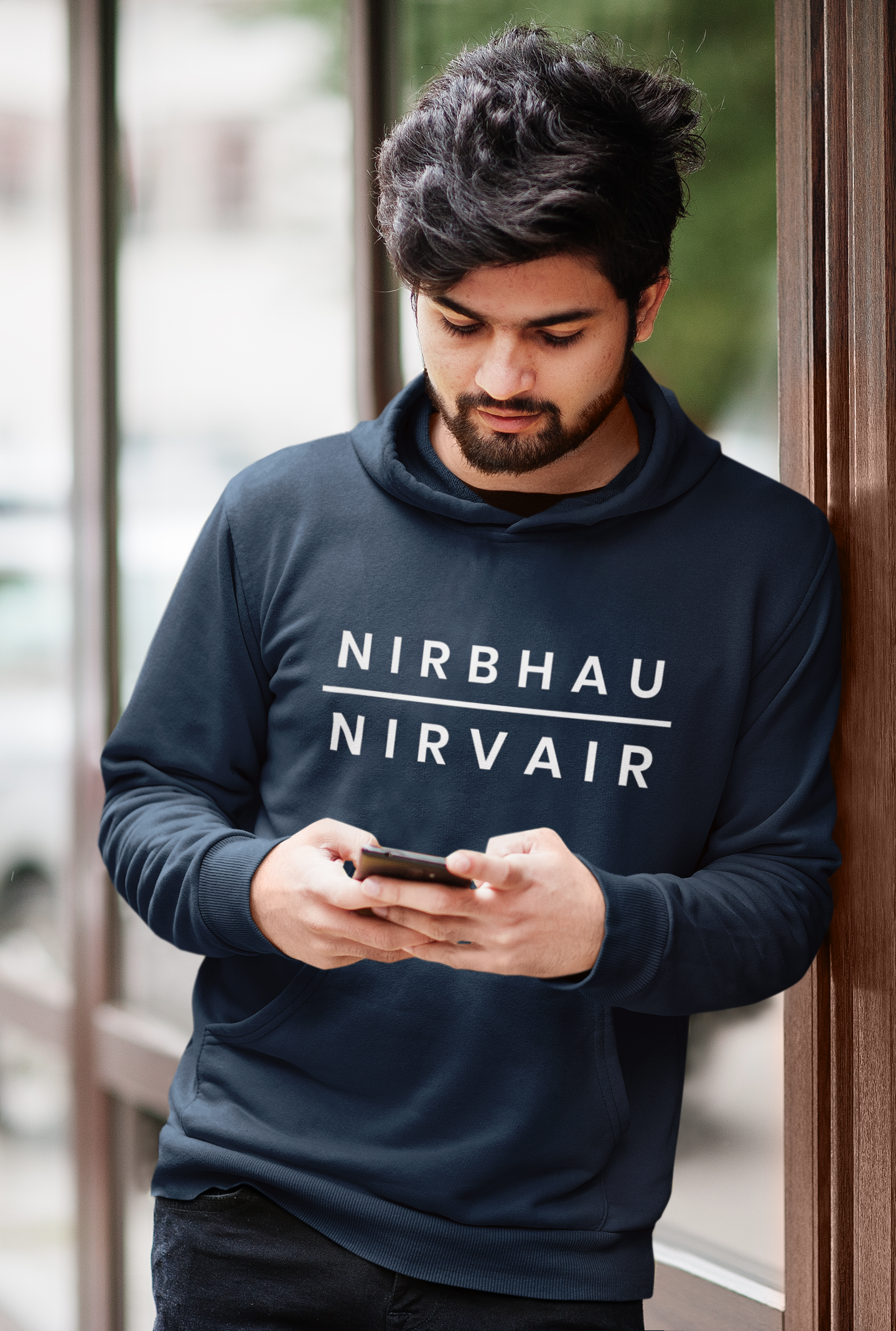 Nirbhau Nirvair Unisex Hoodie- Various Colours