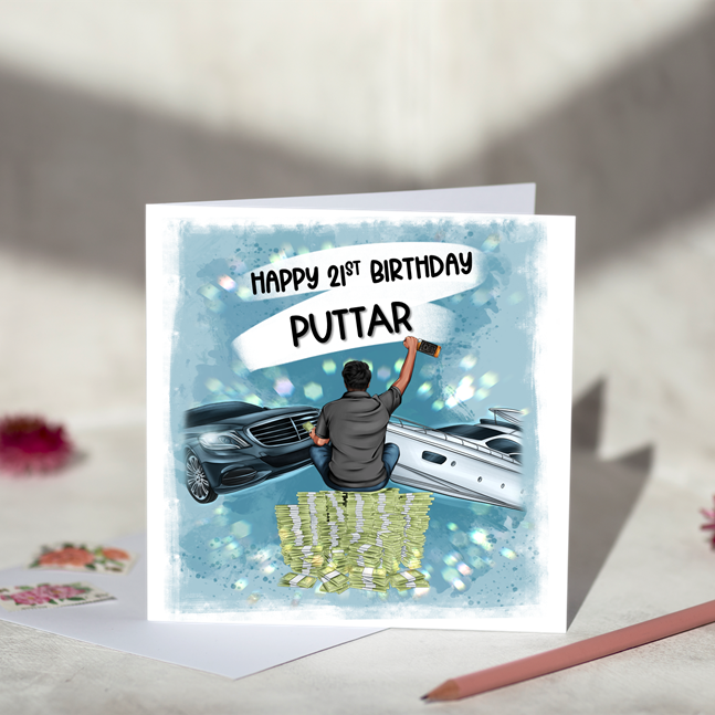 Personalised Birthday Boy Card