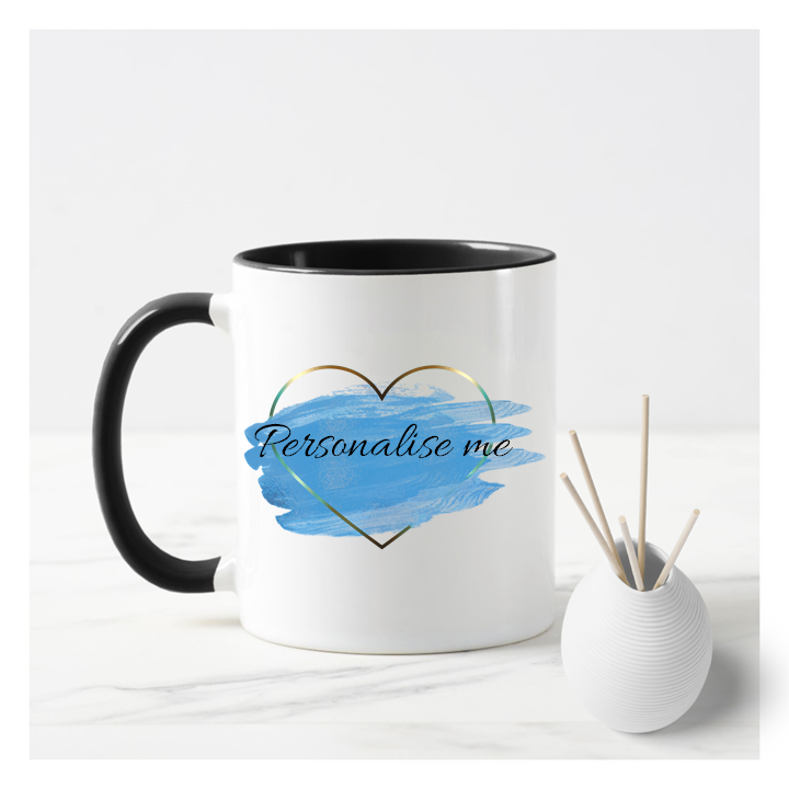 
                      
                        Personalise Me Blue Heart Mug
                      
                    