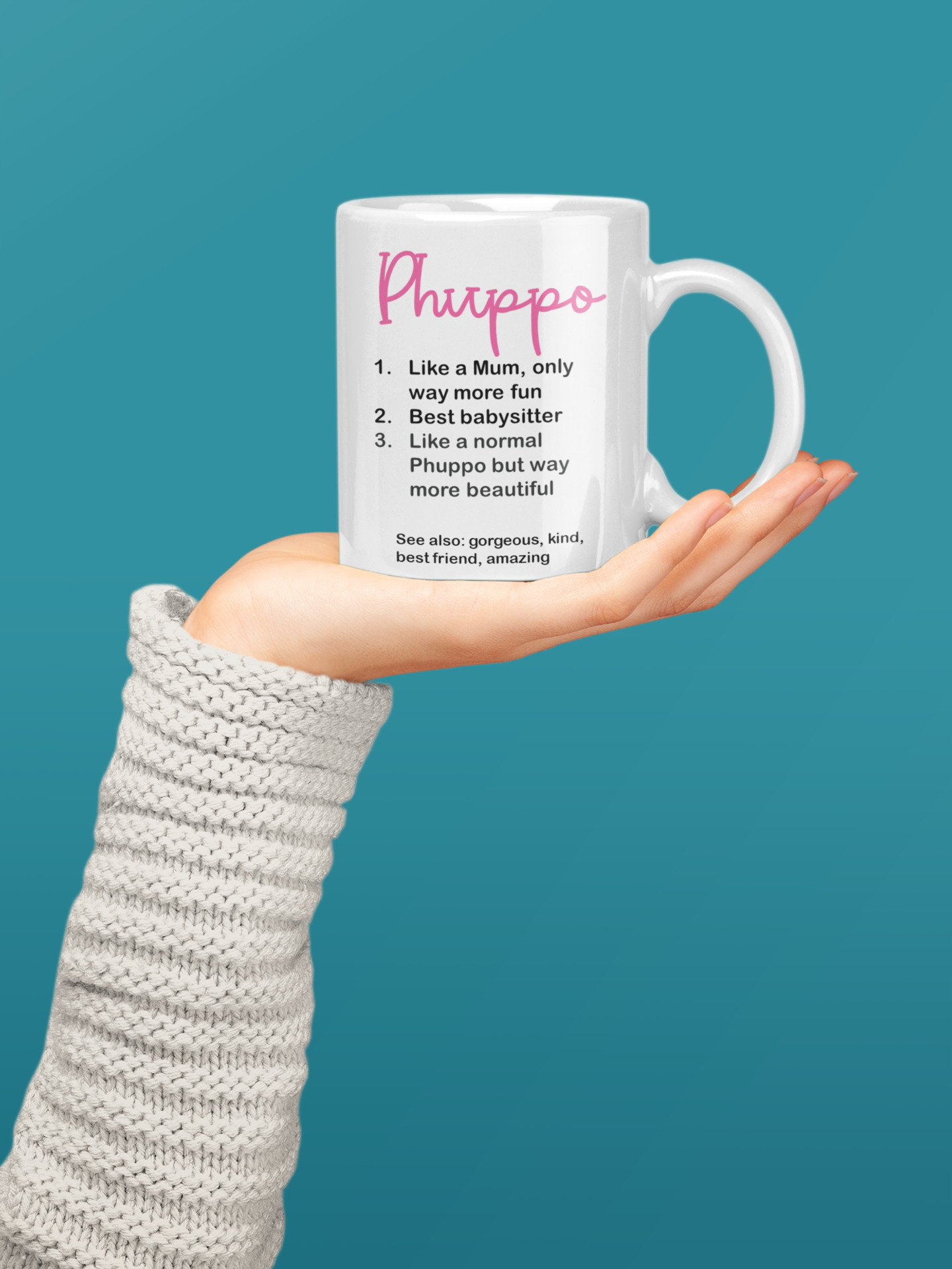 Phuppo Definition Mug