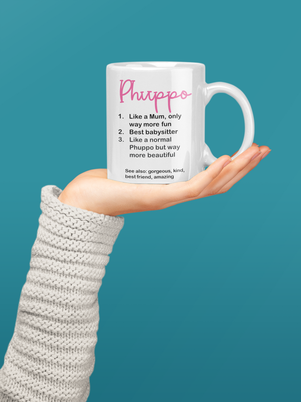 Phuppo Definition Mug