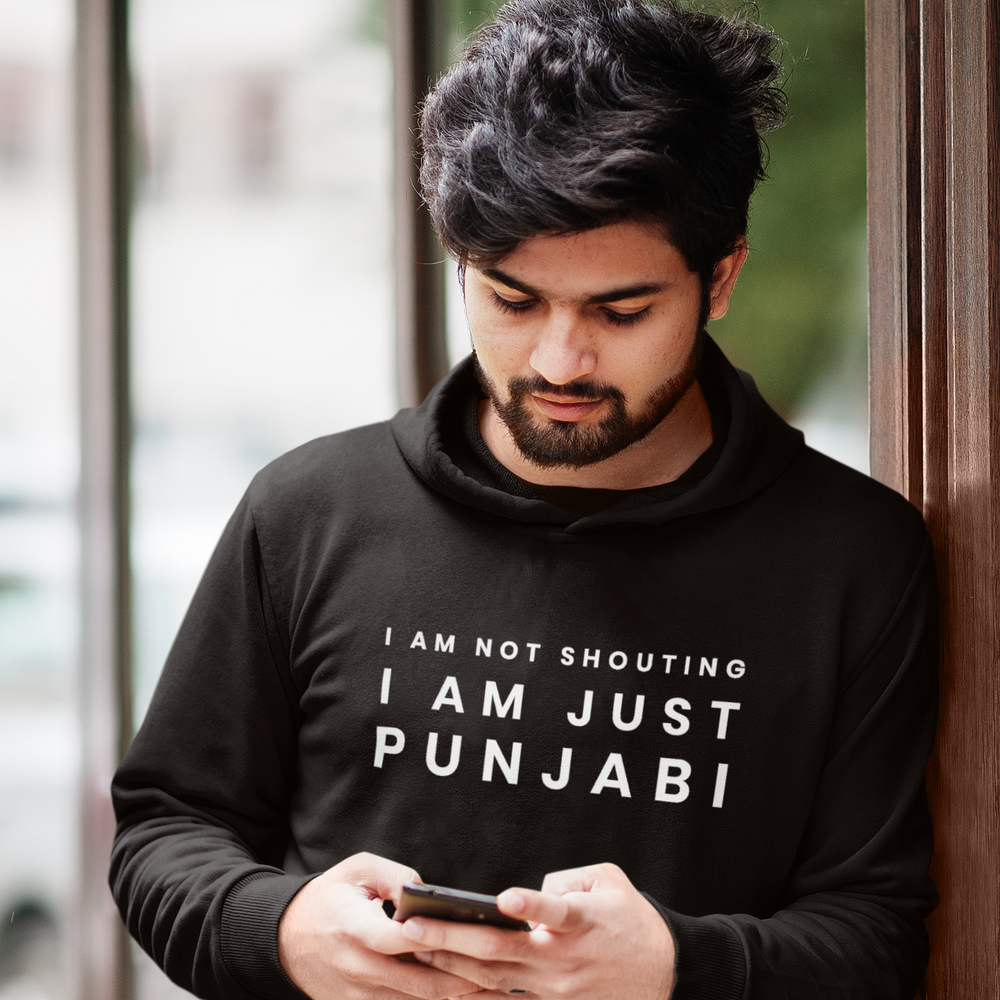 
                      
                        I Am Not Shouting Punjabi Unisex Hoodie - Black
                      
                    