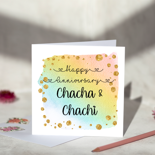 
                  
                    Personalised Happy Anniversary Greeting Card
                  
                