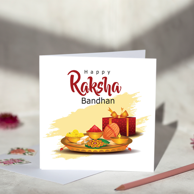 Happy Raksha Bandhan Rakhi Card