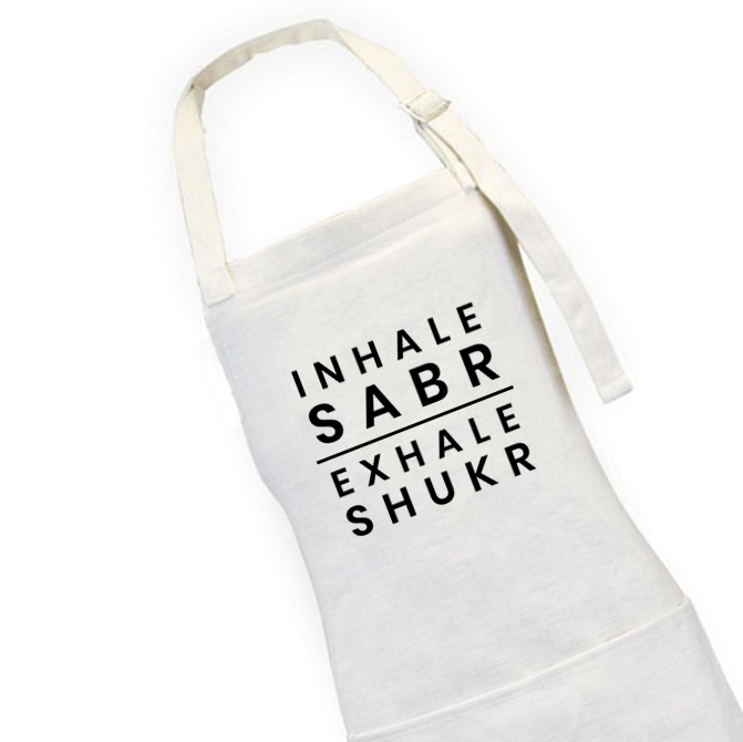 
                      
                        Inhale Sabr Exhale Shukr Unisex Apron
                      
                    