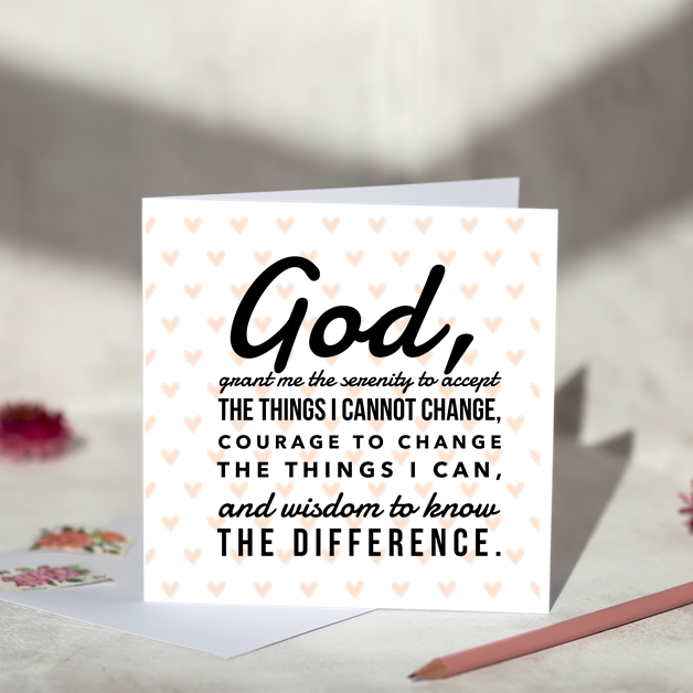 Serenity Prayer Greeting Card