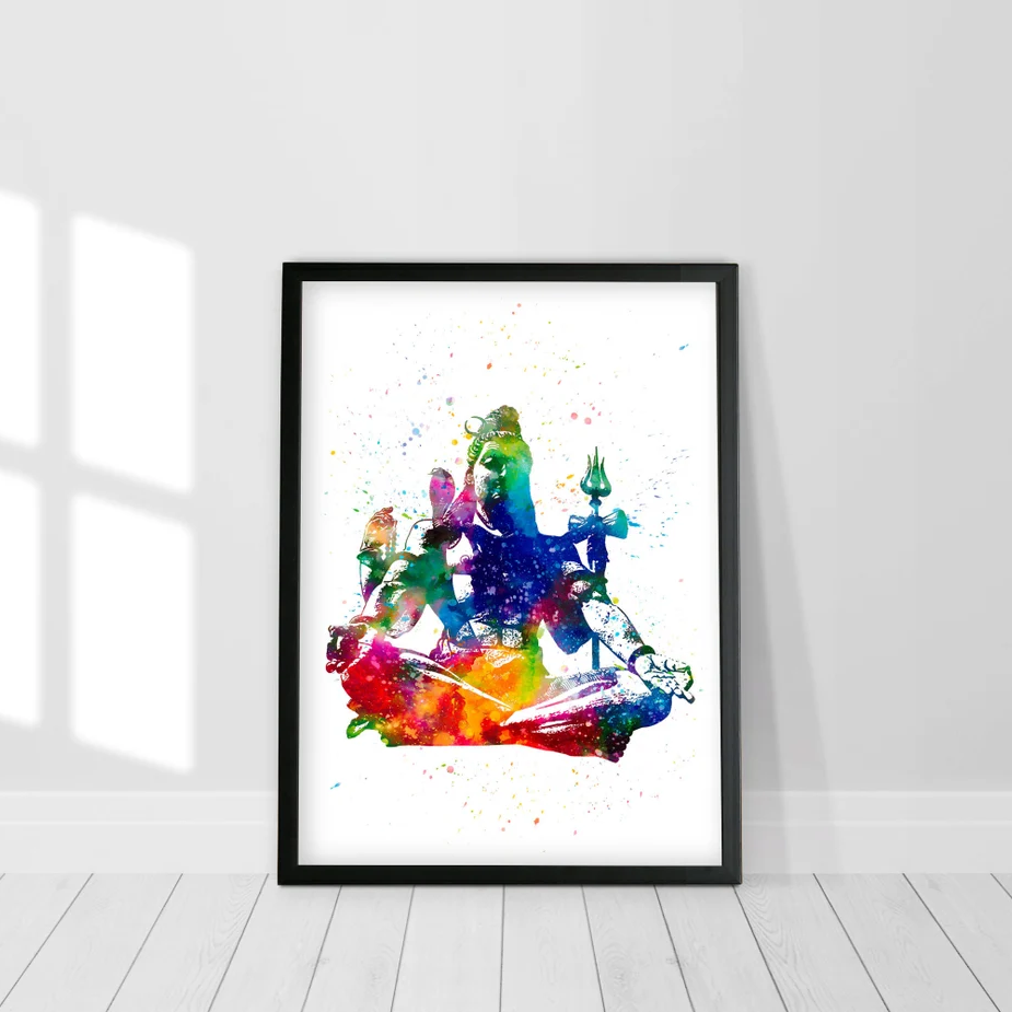 
                      
                        Shiva Watercolour Print or Framed
                      
                    